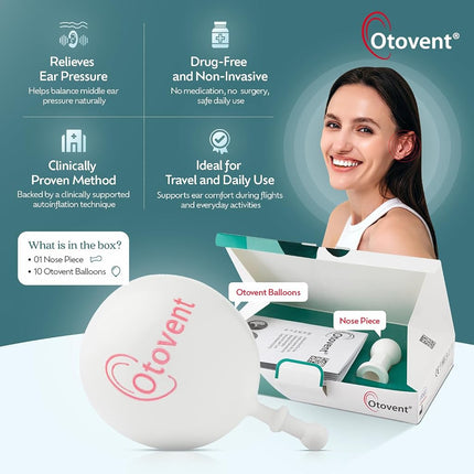 Otovent Adult Autoinflation Device - Treatment For Glue Ear Or Otitis Media with Effusion
