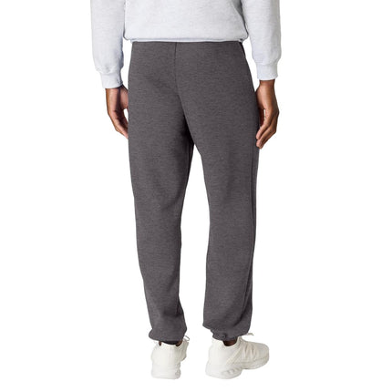 Hanes Mens EcoSmart Best Sweatpants, Athletic Lounge Pants with Cinched Cuffs, Charcoal Heather - 1 Pack, Small
