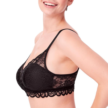 Bali Women's Desire All Over Lace Non-Wired Bra Df6591, Black, S