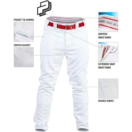 Rawlings Mens Pro150-w-89 PRO150 Pants White M, White, M EU