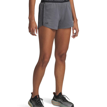 Under Armour Womens Tech Play Up Shorts Gray XS