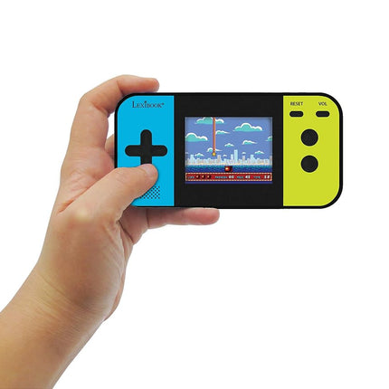 Lexibook JL2377 Compact Cyber Arcade Portable Console, 250, LCD, Battery Operated, Video Game for Children, Black/Blue/Green