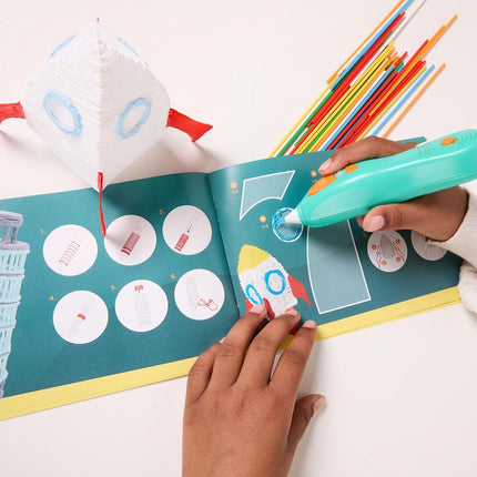 3Doodler Essentials 3D Pen Set for Kids, Easy to Use, Learn from Home Art Activity Set, Educational STEM Toy for Boys & Girls Ages 6+