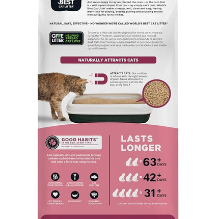 World's Best CAT Litter Good Habits Attractant Cat Litter, 32-Pounds