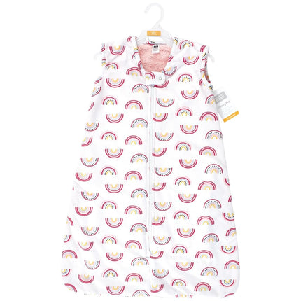 Gigoteuse en fausse fourrure en peluche Hudson Baby Unisexe, couverture portable, Arc-en-ciel moderne, 0-6 mois
