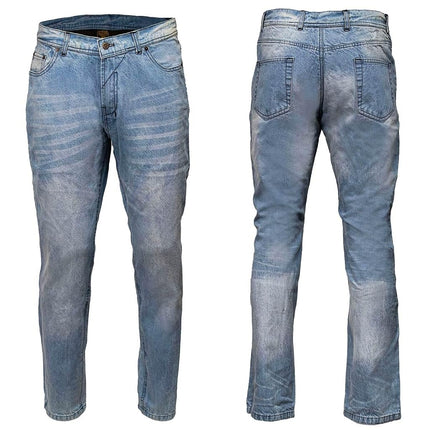 Milwaukee Leather MDM5002 Men's Blue Armored Motorcycle Riding Denim Jeans Reinforced with Aramid Fibers - 44