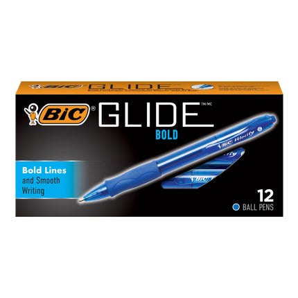 BIC Glide Bold Retractable Ball Pen, Bold Point (1