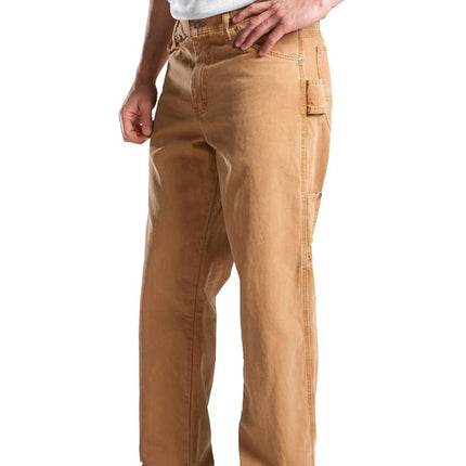 Dickies Men�s Relaxed Fit Sanded Duck Carpenter Jean, Brown Duck, 34W x 30L