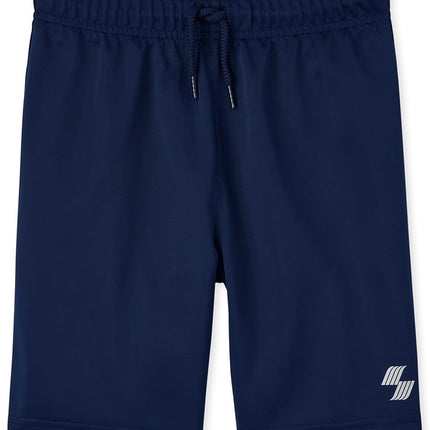 Shorts de basketball pour garçons The Children's Place, noir/Cupids Arrow/Tidal - paquet de 3, TTRG