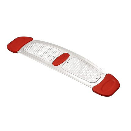 Rallador múltiple de acero inoxidable Rachael Ray, rojo pequeño