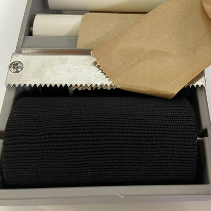 WELSTIK Water Activated Gummed Kraft Paper Tape Packaging Dispenser 3 Inch for Shipping, Carton and Box Sealing, Gray
