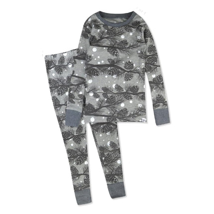 Pijama Familiar Navideño de Algodón Orgánico HonestBaby, Pino Nocturno, XXG