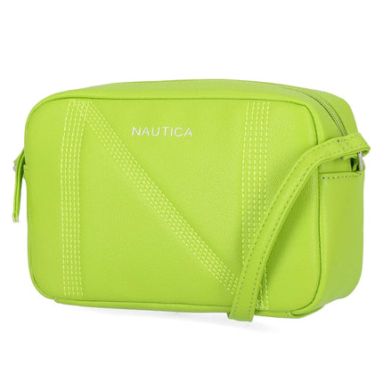 Nautica Women's Candid Camera Adjustable Crossbody, Lime, One Size