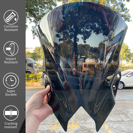15" Racing Windshield Windscreen for Ninja 500/SE 2024-2026 Wind Deflector