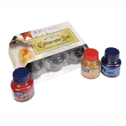 Winsor & Newton Calligraphy Ink - Set of 6 Assorte