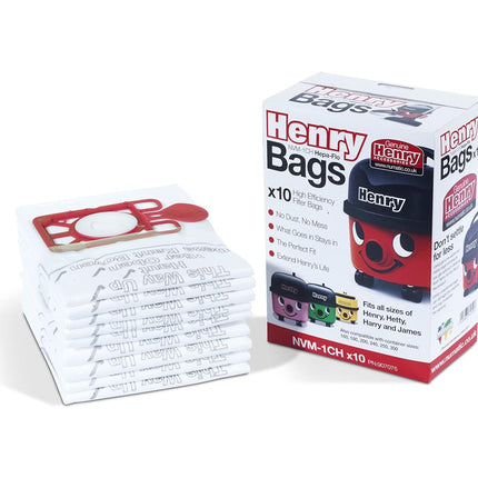 Henry NVM-1CH/907075 HepaFlo Vacuum Bags, White, 1