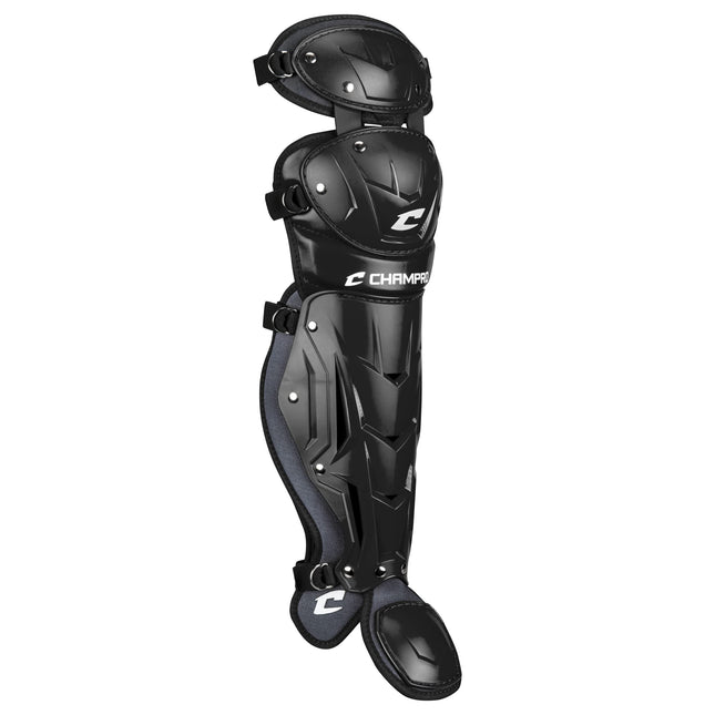 Protège-tibias CHAMPRO Optimus Pro - Longueur de tibia 14,5", noir (CG181-CG186)