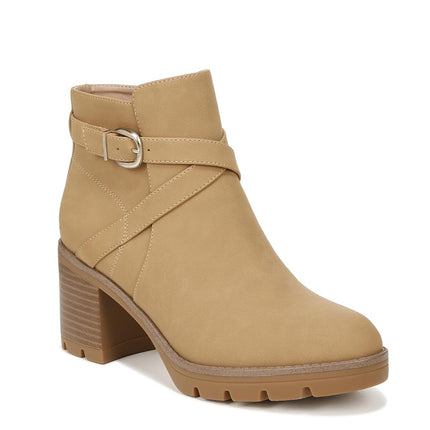 Naturalizer Bottines Madalynn à Boucle Imperméables pour Femme, Marron Camel, 6 Large