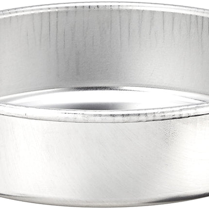 Nordic Ware Naturals 9" Round Layer Cake Pan, Natural Aluminium Baking Tin with Superior Heat Conductivity, Premium Bakeware Made in The USA, Silver
