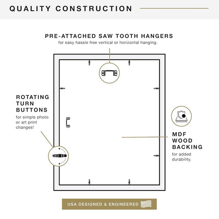 MCS Industries Inc 63732 16x20 Inch Studio Gallery, Natural Woodgrain Frames, 16x20