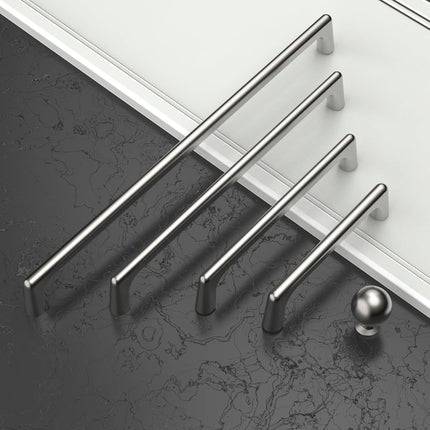 Asidrama 6 Pack 11.3 Inch(288mm) Brushed Satin Nickel Cabinet Pulls Cabinet Handles Cupboard Handles Kitchen Cabinet Hardware for Cupboard Drawer Pulls