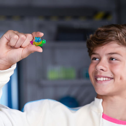 MrBeast Lab Swarms Atomic Series Exclusive Cash Case Bulk Pack, Experiment by Adding Water, Shaking The Test Tube and Reveal 2 of The 18, MrBeast Themed Swarms Collectible Micro Beasts