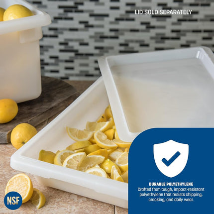 Carlisle 1063002 StorPlus 2 Gallon White Food Storage Container