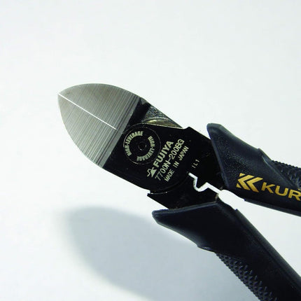 FUJIYA Tools, 7700N-200BG, High Leverage Diagonal Cutting Nippers, Black & Gold color-, 8 Inch