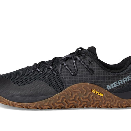 Merrell Men's Trail Glove 7 Sneaker, Black/Gum, 7.5 UK