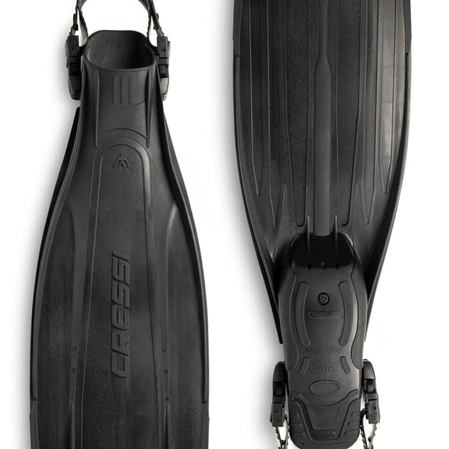 Cressi Prolight Fins - Black/Black, X-Small/Small