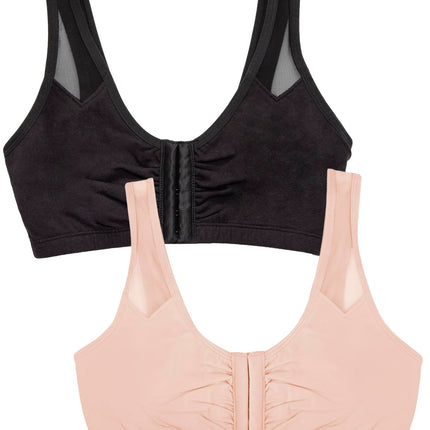 Fruit of the Loom Women's Comfort Front Close Spor