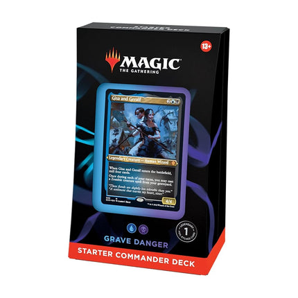 Magic The Gathering The Gathering Starter Commander Deck - Grave Danger (Blue-Black) Ages 13+