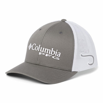 Columbia PFG Mesh Ball Cap - Titanium/Hook, Large/X-Large