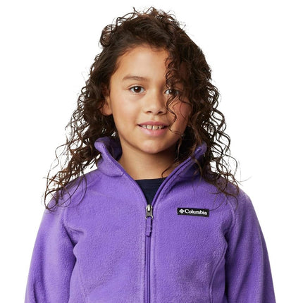 Columbia Girl's Benton Springs Fleece Jacket, Grape Gum, XX-Small