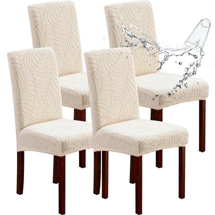 Genina 100% Waterproof Dining Chair Covers, Stretc