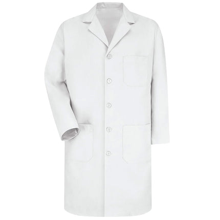 Red Kap Men's Lab Coat, White, 32