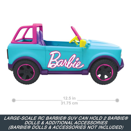 Hot Wheels Barbie RC SUV, Remote-Control Pink Vehicle
