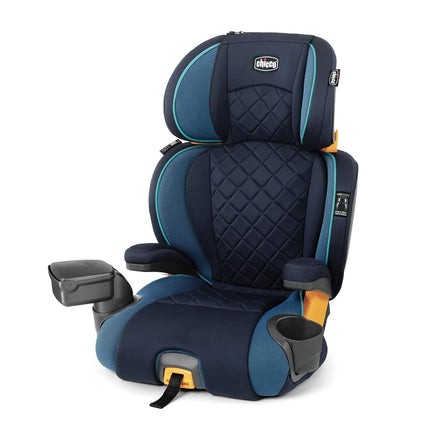 Chicco KidFit Zip Plus 2-in-1 Belt Positioning Booster Car Seat - Seascape, Blue