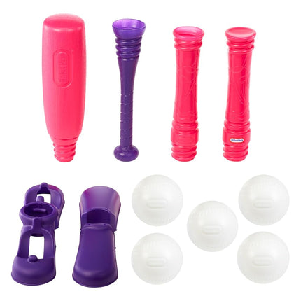 Little Tikes Set de Béisbol T-Ball, Rosa, 5 Pelotas, para Niños Pequeños de 18+ Meses – Exclusivo de Amazon