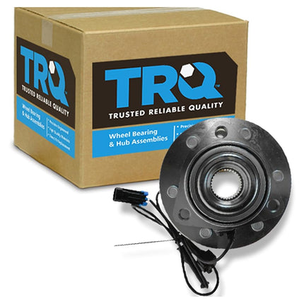 TRQ Front Wheel Bearing & Hub Assembly with ABS Se