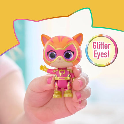 Just Play Disney Junior SuperKitties Su-Purr Charged Ensemble de figurines Ginny et Buddy, jouets pour enfants de 3 ans et plus