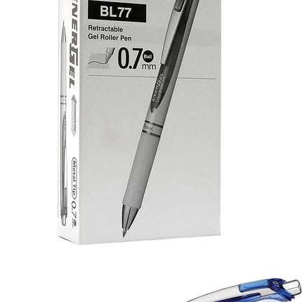 Pentel EnerGel Pearl Deluxe Retractable Liquid Gel Ink Pen, 0.7mm Point, Blue Ink.