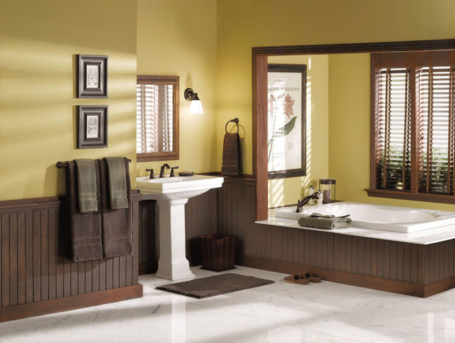 Moen T933 Brantford Two-Handle Low Arc Roman Tub Faucet Without Valve, Chrome