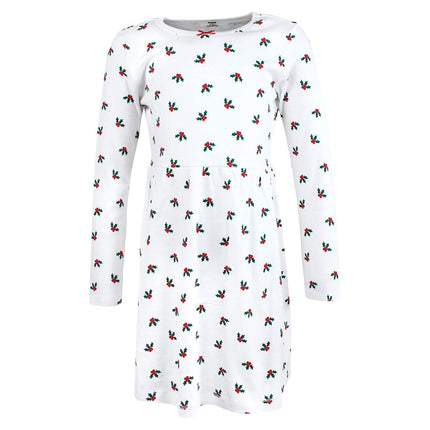Hudson Baby Baby Girls' Cotton Dresses, Red Tartan, 6-9 Months