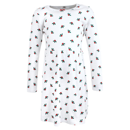 Hudson Baby Baby Girls' Cotton Dresses, Red Tartan, 6-9 Months