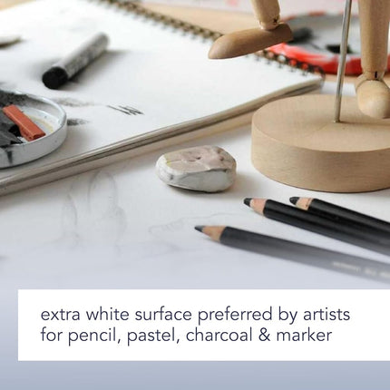 CANSON 1557 Art Book 120gsm A5 Portrait Notebook 50 White Sheets