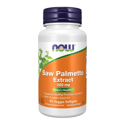NOW Saw Palmetto 320mg, 90 Veg Softgels