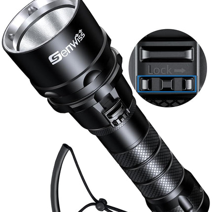 Genwiss Diving Torch, 2000 lm Lockable Switch Rech