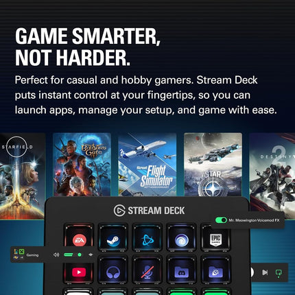 Elgato Stream Deck Scissor Keys Workflow Controller