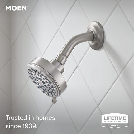 Ignite 5 Setting Spot Resistant Brushed Nickel Showerhead